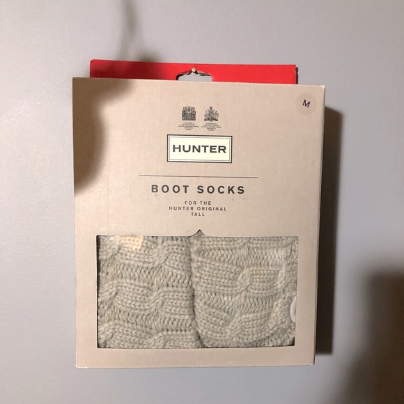 Brand new hunter tall boot socks, selling because I already have a pair - Picture 1 of 2
